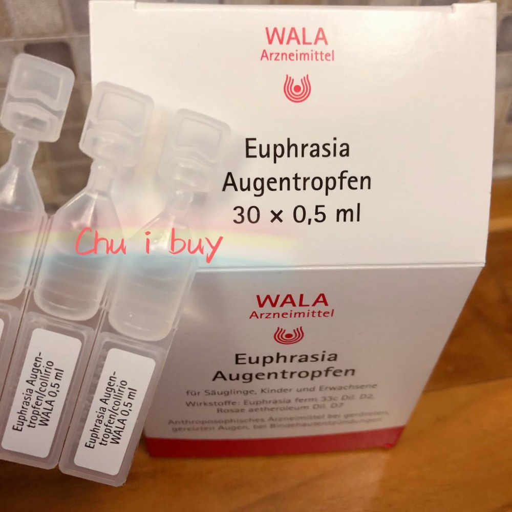 【預勾】德國Wala Euphrasia Augentropfen  滴眼液30支裝-細節圖3
