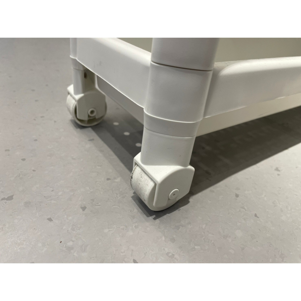【小竹代購】IKEA宜家家居 熱銷商品 VESKEN 多功能層架 多用途 三層推車 浴室多功能層架 移動式推車 滾輪推車-細節圖6