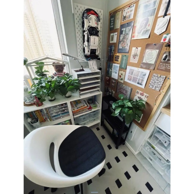 【小竹代購】IKEA宜家家居 熱銷商品 VESKEN 多功能層架 多用途 三層推車 浴室多功能層架 移動式推車 滾輪推車-細節圖8