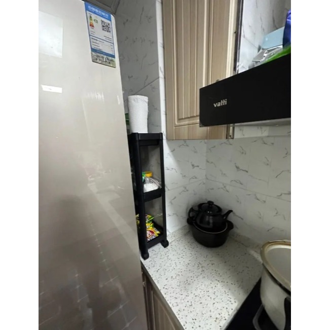 【小竹代購】IKEA宜家家居 熱銷商品 VESKEN 多功能層架 多用途 三層推車 浴室多功能層架 移動式推車 滾輪推車-細節圖9