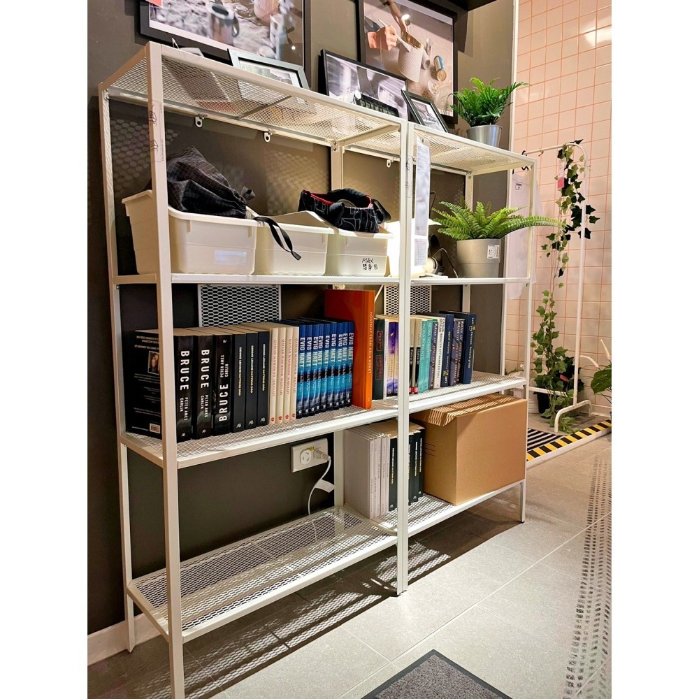 IKEA 代購 BAGGEBO 收納櫃 層架 書架 書櫃 收納 置物 廚房收納 廚房 玄關櫃 書房 電視櫃 園藝架 櫃-細節圖5