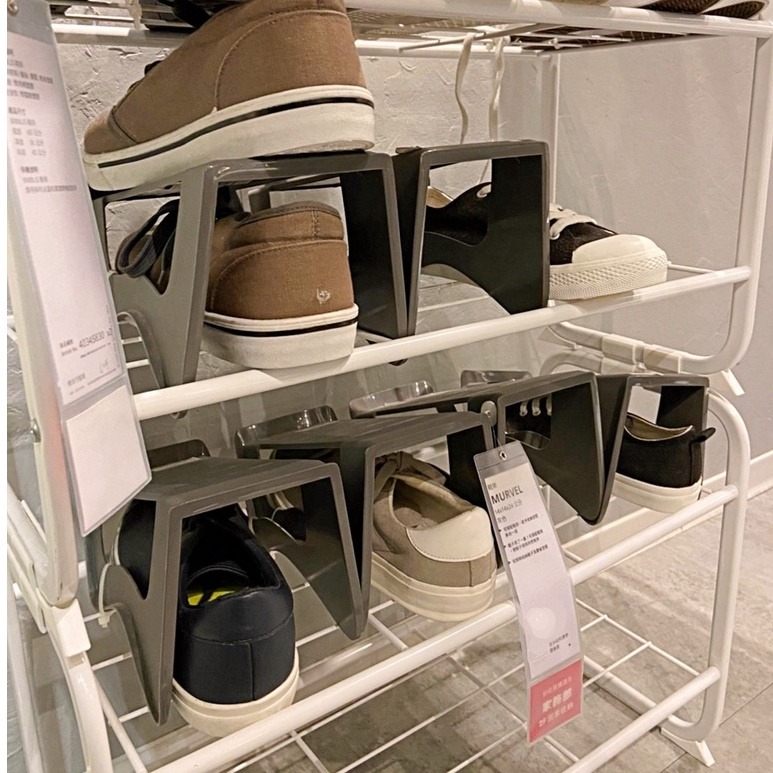 【竹代購】IKEA宜家家居 熱銷商品 CP值高 MURVEL SKOSTALL 鞋架 簡易型 鞋子收納架 收納架 鞋架-細節圖2