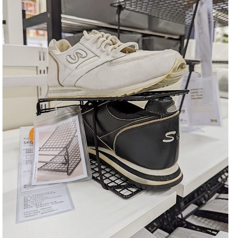 【竹代購】IKEA宜家家居 熱銷商品 CP值高 MURVEL SKOSTALL 鞋架 簡易型 鞋子收納架 收納架 鞋架-細節圖5