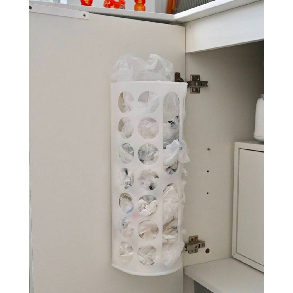 IKEA代購 VARIERA 塑膠袋收納筒 垃圾袋收納筒 傘桶 傘架 垃圾袋 購物袋 廚房垃圾袋收納袋 袋子收納-細節圖7