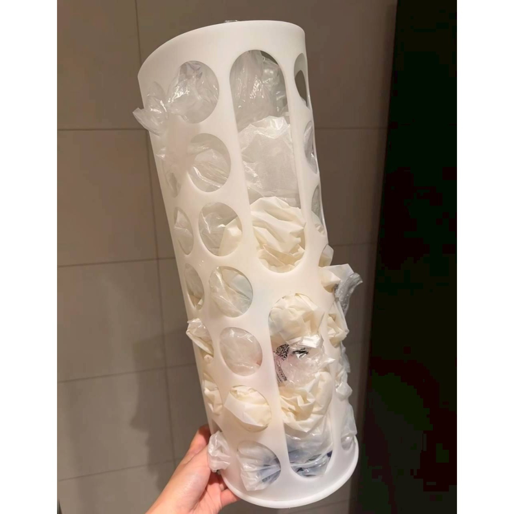 IKEA代購 VARIERA 塑膠袋收納筒 垃圾袋收納筒 傘桶 傘架 垃圾袋 購物袋 廚房垃圾袋收納袋 袋子收納-細節圖11