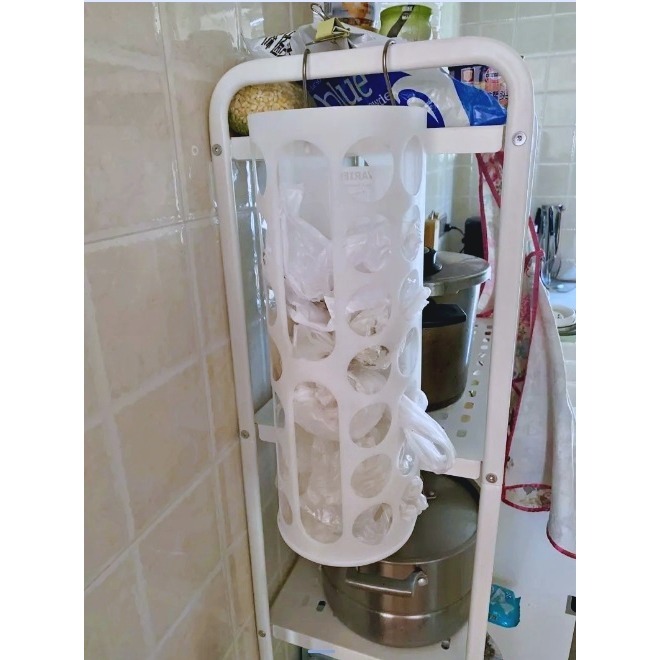 IKEA 代購 VARIERA 收納 垃圾袋 塑膠袋收納筒 收納桶 垃圾袋收納 壁掛收納 傘桶 垃圾分類 回收分類桶-細節圖6