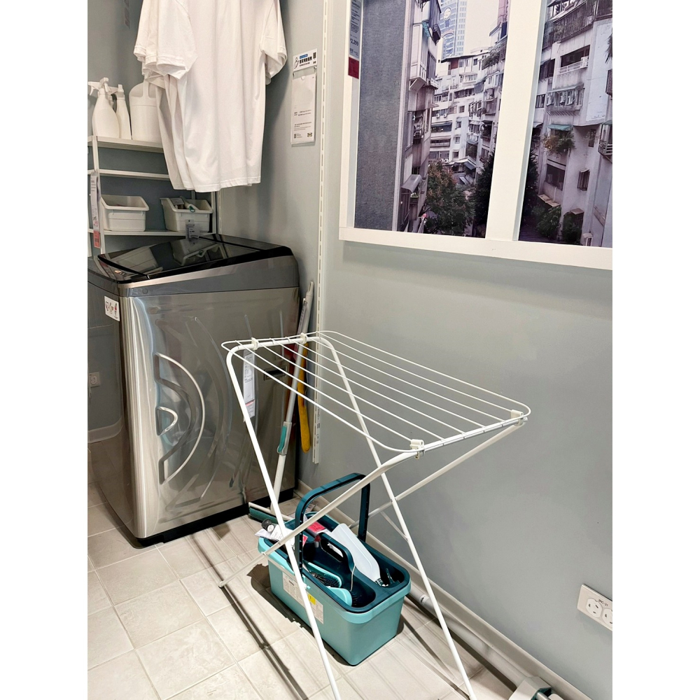 【竹代購】IKEA宜家家居 熱銷商品 高CP值 JALL 晾/曬衣架 室內/戶外用 日用品 生活質感 晾衣架 陽台用品-細節圖7