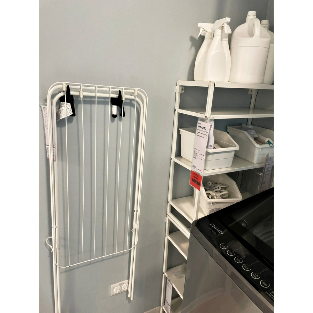 【竹代購】IKEA宜家家居 熱銷商品 高CP值 JALL 晾/曬衣架 室內/戶外用 日用品 生活質感 晾衣架 陽台用品-細節圖8