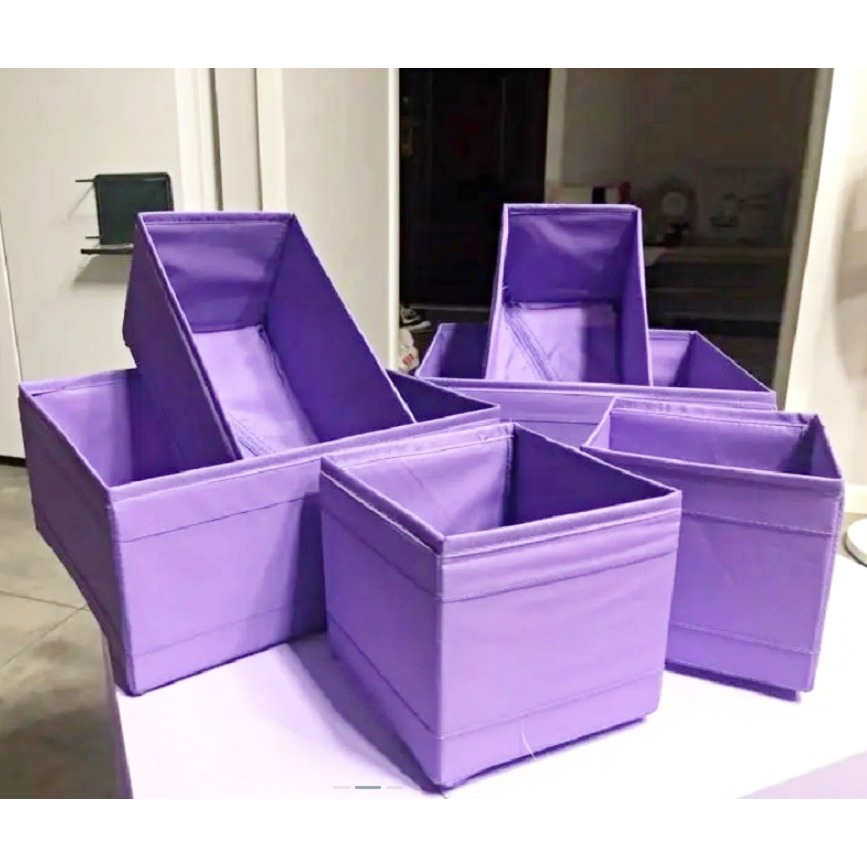 【竹代購】IKEA宜家家居 SKUBB 收納盒系列 衣物收納盒 居家收納盒 換季收納盒 6件組 抽屜收納 分類格-細節圖2