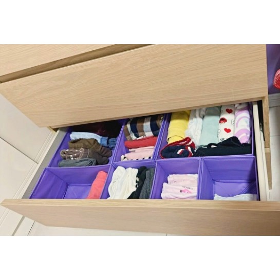 【竹代購】IKEA宜家家居 SKUBB 收納盒系列 衣物收納盒 居家收納盒 換季收納盒 6件組 抽屜收納 分類格-細節圖3