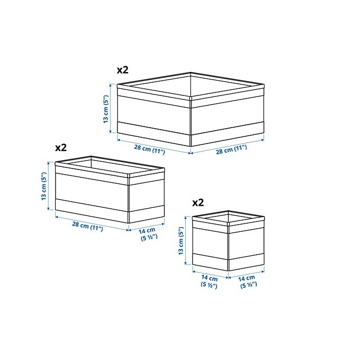 【竹代購】IKEA宜家家居 SKUBB 收納盒系列 衣物收納盒 居家收納盒 換季收納盒 6件組 抽屜收納 分類格-細節圖11