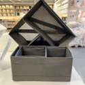 【竹代購】IKEA宜家家居 SKUBB 收納盒系列 衣物收納盒 居家收納盒 換季收納盒 6件組 抽屜收納 分類格-規格圖11