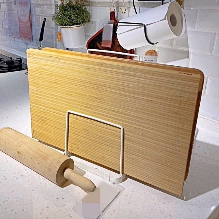 IKEA 代購 BESTÅENDE 砧板架 鍋蓋架 置物架 廚房置物架 砧板 廚房 沾板架 砧板收納架 菜板架-細節圖2