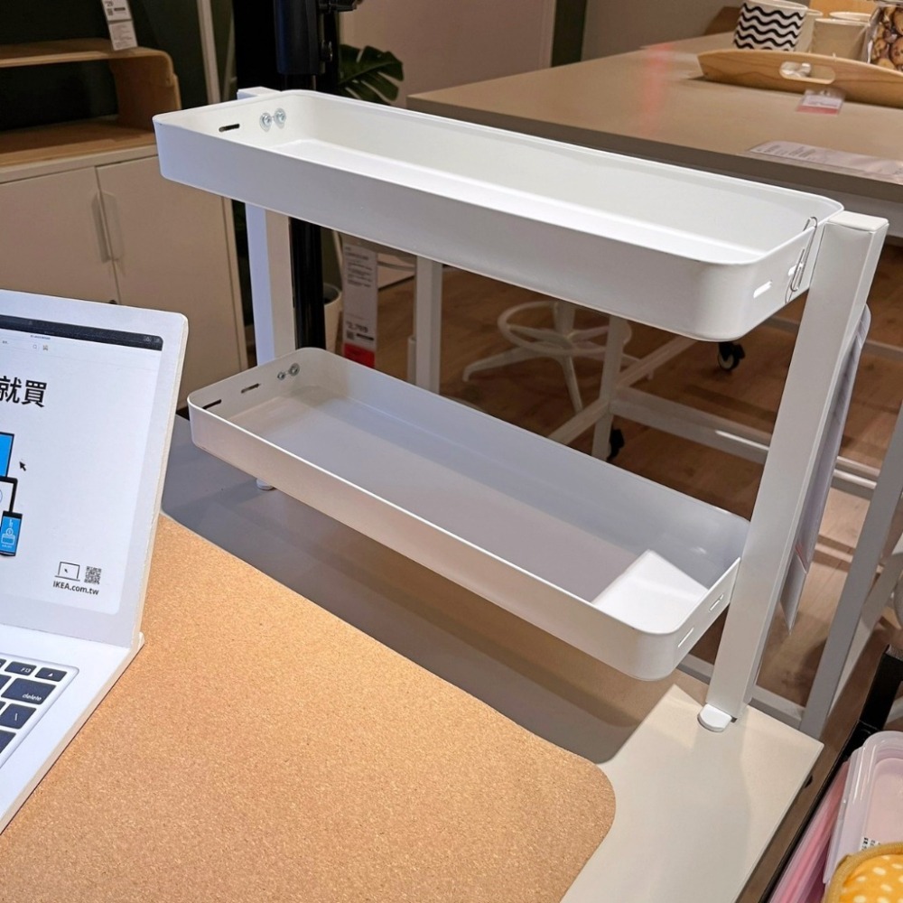 【小竹代購】IKEA宜家家居 熱銷商品 VATTENKAR 桌面層架 收納層架 文具收納架 辦公室收納 收納架 桌上收納-細節圖8