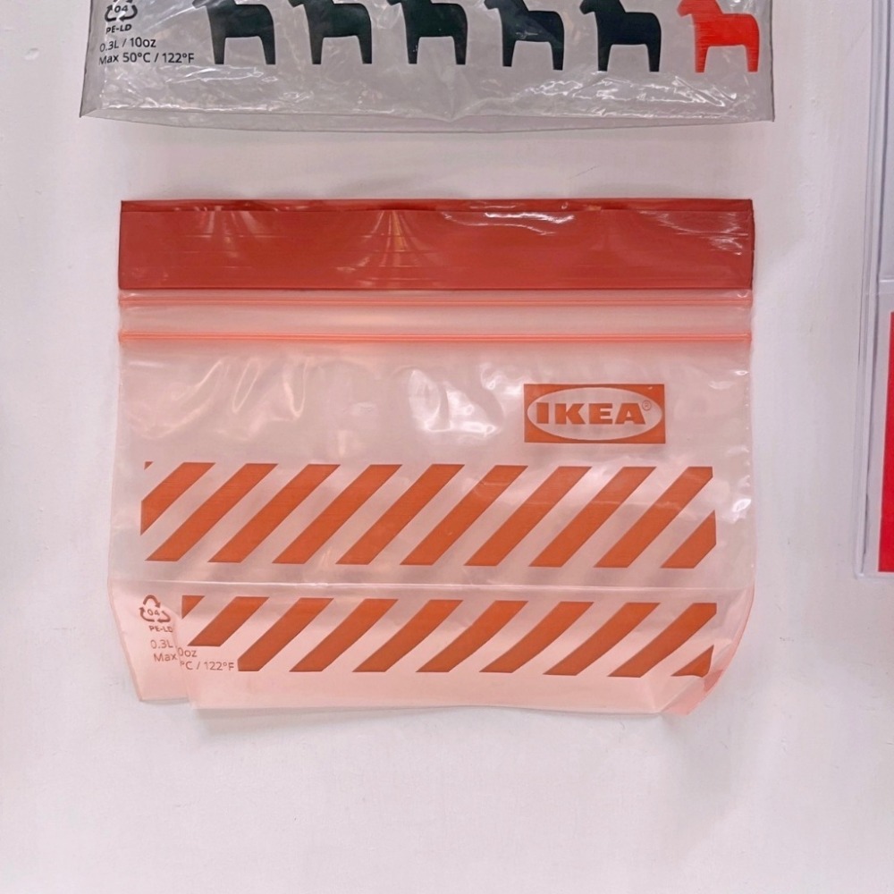 IKEA 代購 夾鏈袋 收納袋 保鮮袋 密封袋 衣物收納袋 食物夾鏈袋 夾鏈袋食物 雙層保鮮袋 食物保鮮袋 雙層夾鏈袋-規格圖11