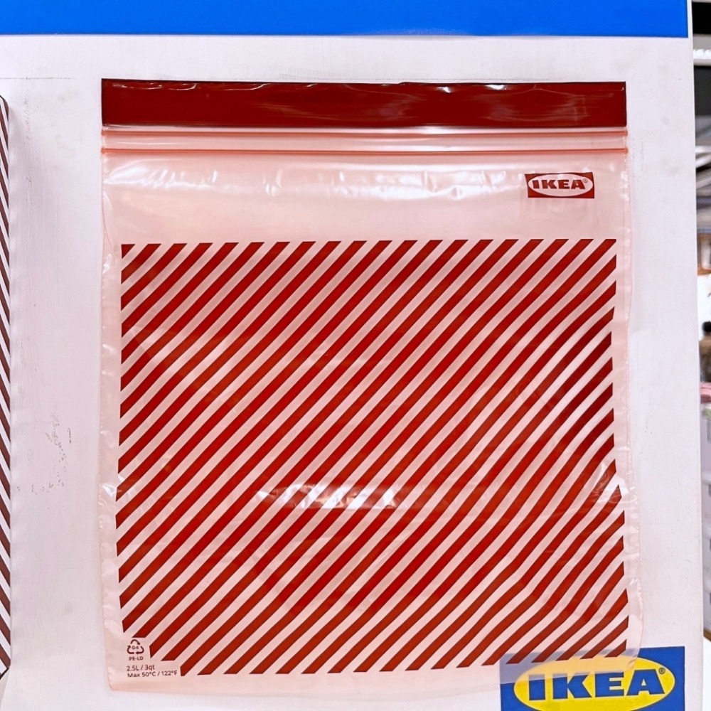IKEA 代購 夾鏈袋 收納袋 保鮮袋 密封袋 衣物收納袋 食物夾鏈袋 夾鏈袋食物 雙層保鮮袋 食物保鮮袋 雙層夾鏈袋-規格圖11