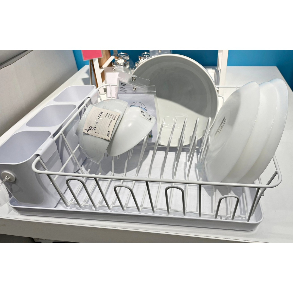 【竹代購】IKEA宜家家居 碗盤瀝乾架 瀝水架 碗盤收納架 廚房收納 餐具瀝乾 放置架 馬克杯瀝水 餐盤瀝水 置物架-細節圖5