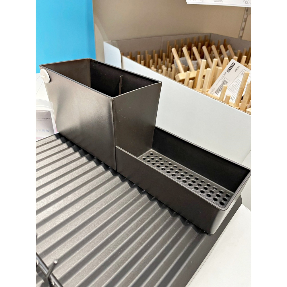 【竹代購】IKEA宜家家居 RINNIG系列 置盤架 瀝水架 洗手乳瓶 瓶裝 雙面碗盤瀝乾架 廚具架 餐具架 菜瓜布架-細節圖3