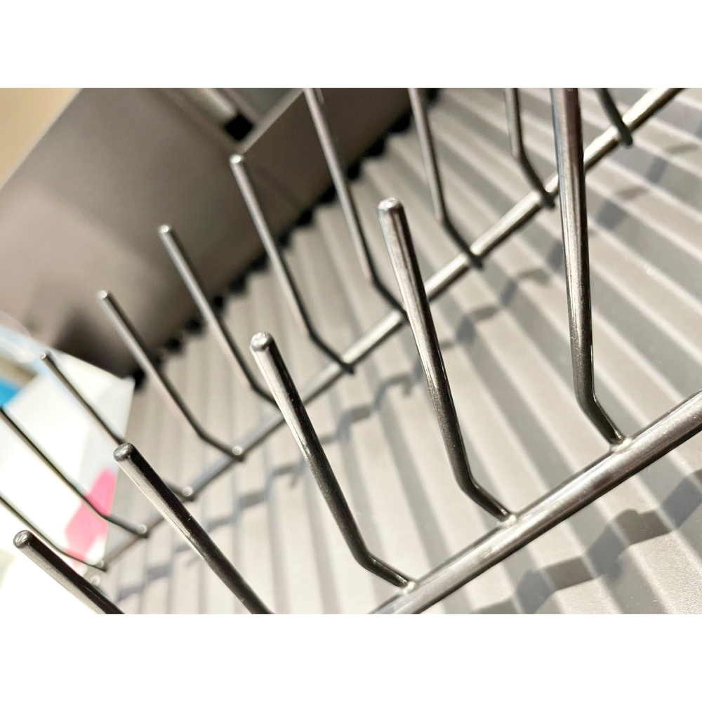 【竹代購】IKEA宜家家居 RINNIG系列 置盤架 瀝水架 洗手乳瓶 瓶裝 雙面碗盤瀝乾架 廚具架 餐具架 菜瓜布架-細節圖7