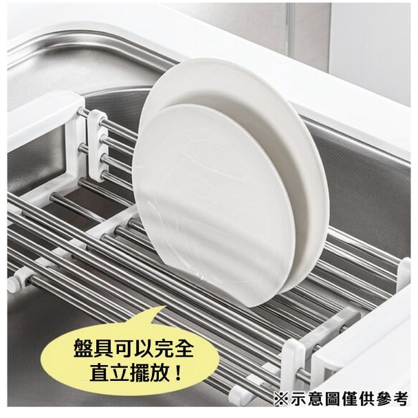 【竹代購】正品代購 nitori宜得利家居 水槽伸縮置物籃 置物架 廚房用品 瀝乾架 晾乾架 餐盤瀝水架 蔬果瀝乾架-細節圖5
