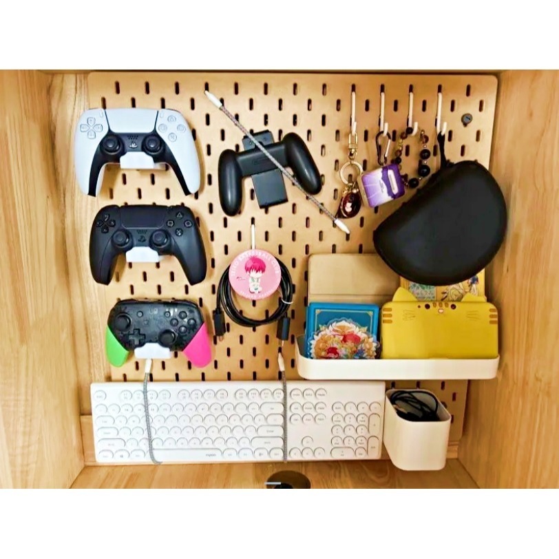 IKEA 代購 SKADIS 收納 洞洞板 置物架 洞洞板配件 玄關 辦公室 桌上洞洞板 留言板 收納壁板 壁板 多功能-細節圖2