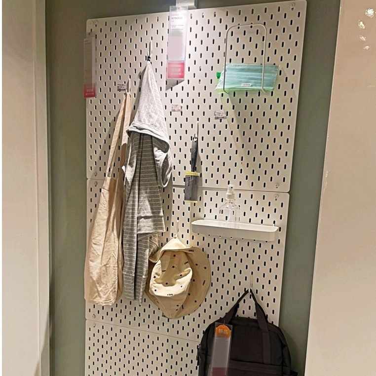 IKEA 代購 SKADIS 收納 洞洞板 置物架 洞洞板配件 玄關 辦公室 桌上洞洞板 留言板 收納壁板 壁板 多功能-細節圖4