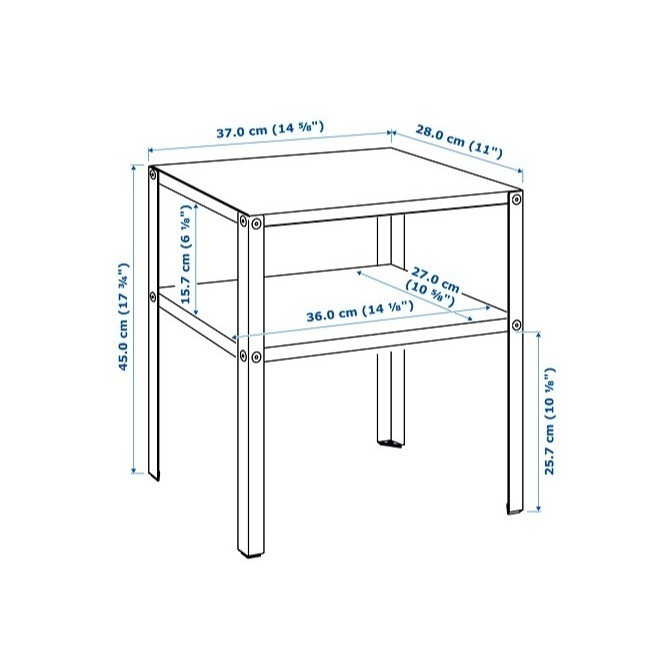 IKEA 代購 KNARREVI ikea桌子 桌 收納邊桌 茶几 邊桌 床邊桌 桌 沙發邊桌 邊桌小茶几 移動桌 客廳-細節圖11