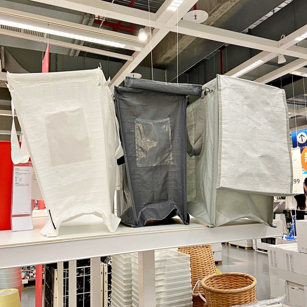 【竹代購】 IKEA宜家家居 熱銷商品 DIMPA 垃圾分類袋 環保分類袋 環保垃圾袋 資源回收分類 置物袋 耐用-細節圖2