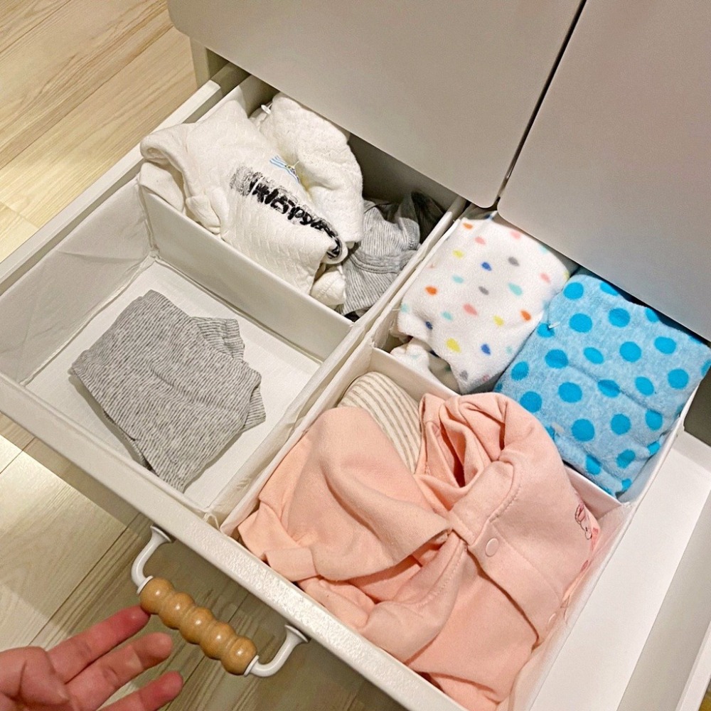 【竹代購】 IKEA宜家家居 STUK 分格收納盒 衣物分類格 衣物收納盒 小物收納 內衣褲收納 襪子分類 貼身收納盒-細節圖2