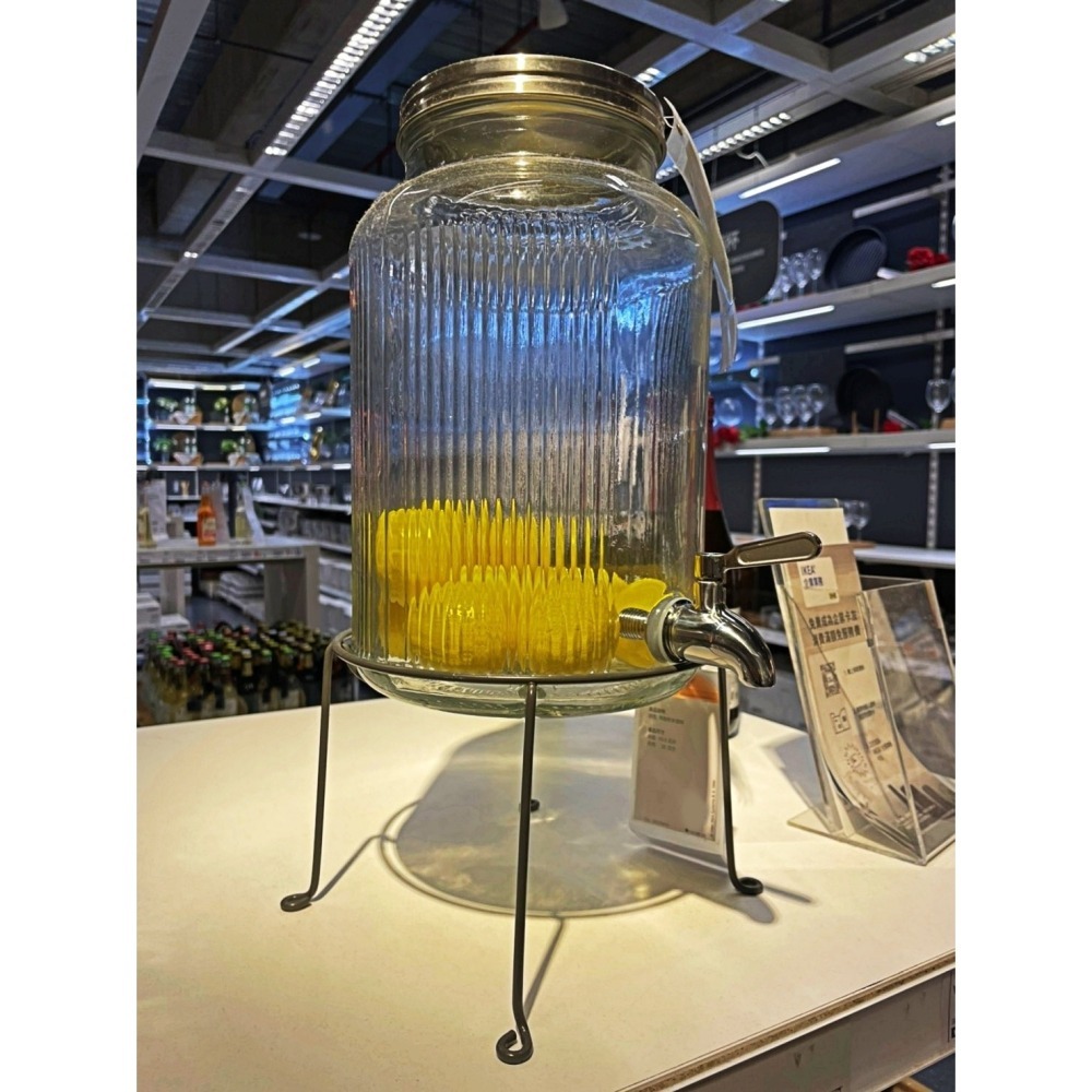【小竹代購】IKEA 宜家家居 附龍頭飲料罐架  飲料罐鐵架 派對用 餐廳用 不鏽鋼 鐵架 VARDAGEN-細節圖4
