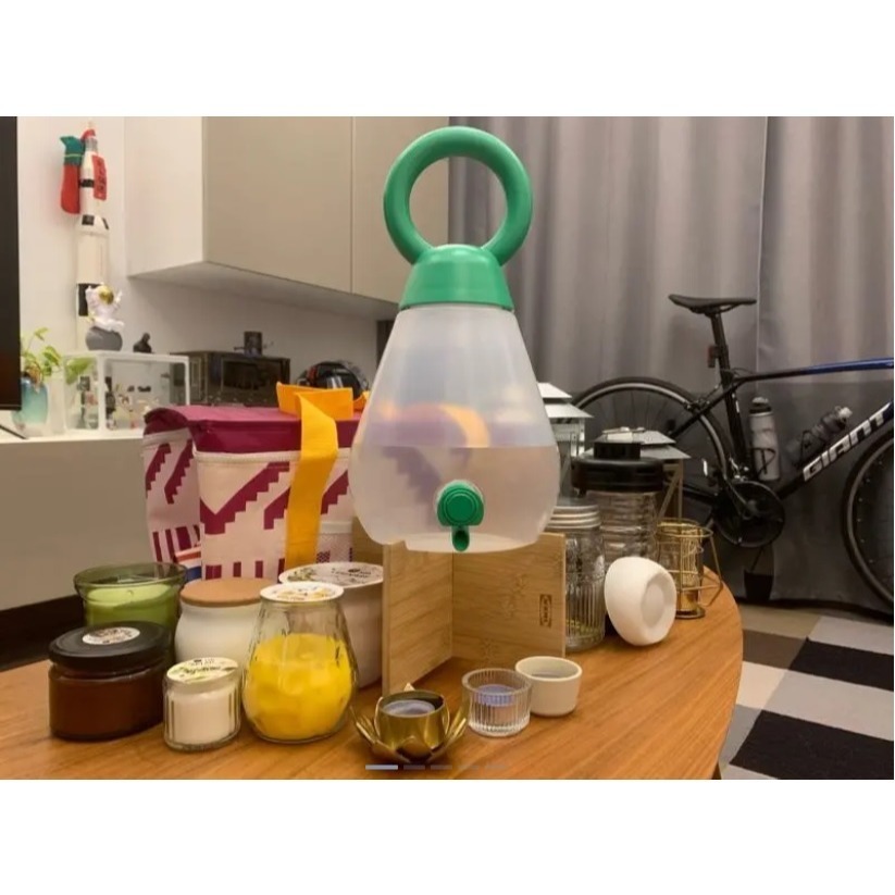 【小竹代購】IKEA 宜家家居 附龍頭飲料罐架  飲料罐鐵架 派對用 餐廳用 不鏽鋼 鐵架 VARDAGEN-細節圖9