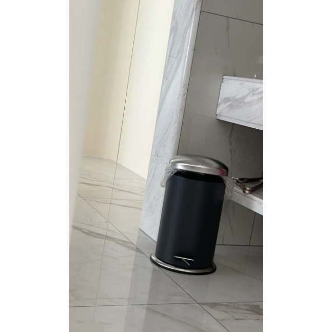 【竹代購】 IKEA宜家家居 MJÖSA 腳踏式垃圾桶 質感 有緩衝 附內桶 靜音 廚房垃圾桶 辦公室垃圾桶 大容量-細節圖3