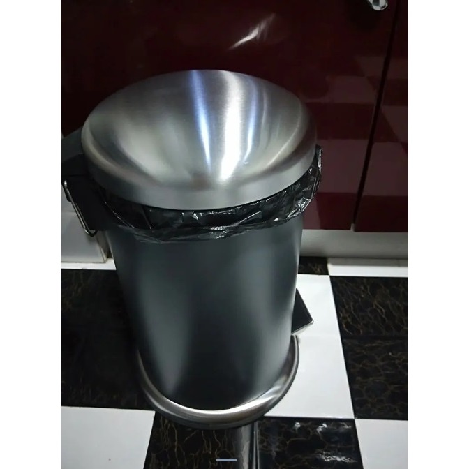 【竹代購】 IKEA宜家家居 MJÖSA 腳踏式垃圾桶 質感 有緩衝 附內桶 靜音 廚房垃圾桶 辦公室垃圾桶 大容量-細節圖6