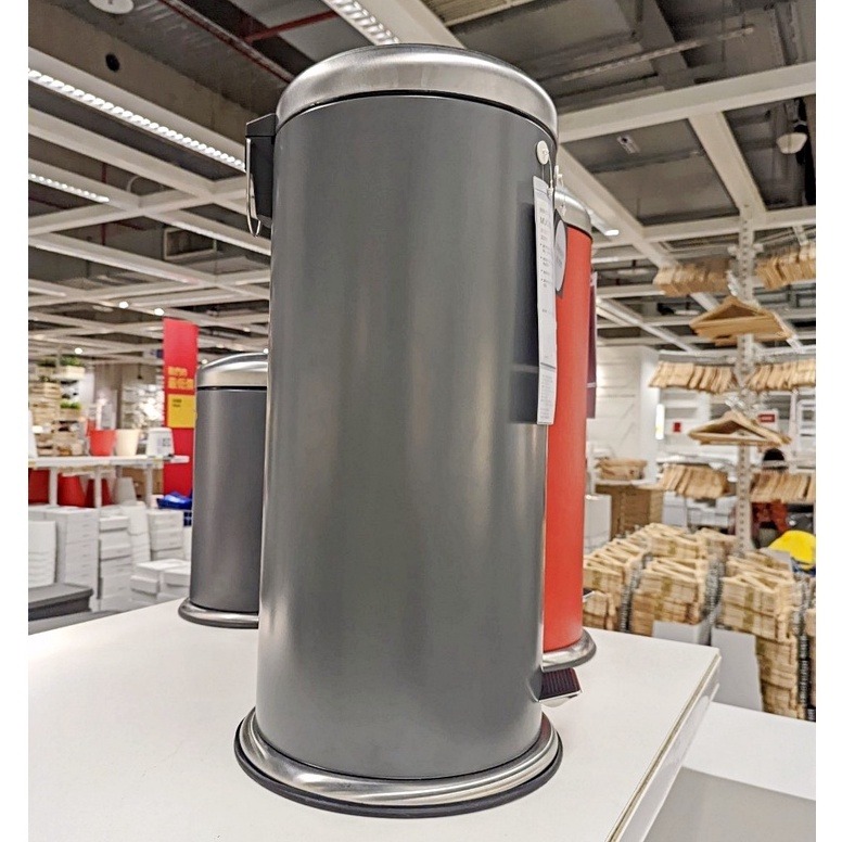 【竹代購】 IKEA宜家家居 MJÖSA 腳踏式垃圾桶 質感 有緩衝 附內桶 靜音 廚房垃圾桶 辦公室垃圾桶 大容量-細節圖10