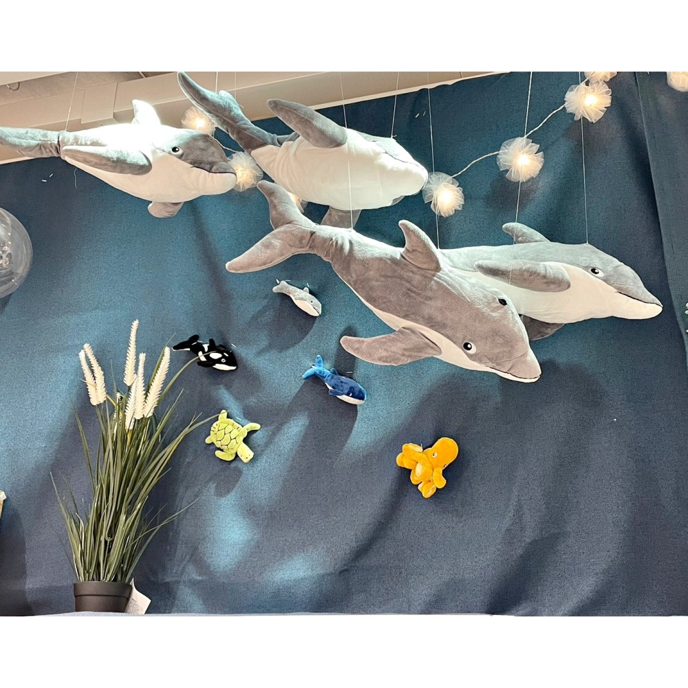 【竹代購】IKEA 宜家家居 海洋系列 填充玩偶 海豚 章魚 藍鯨 烏龜 填充娃娃 絨毛娃娃 海洋生物 玩偶 填充玩具-細節圖7