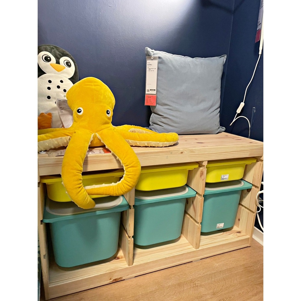 【竹代購】IKEA 宜家家居 海洋系列 填充玩偶 海豚 章魚 藍鯨 烏龜 填充娃娃 絨毛娃娃 海洋生物 玩偶 填充玩具-細節圖8