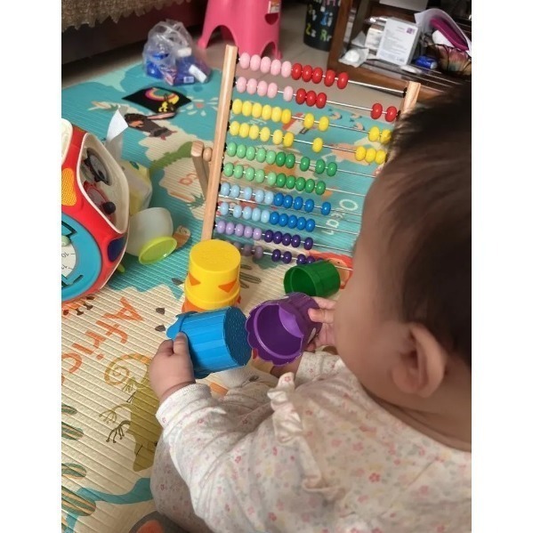 IKEA 代購 UPPSTA 積木杯 套環玩具 敲擊玩具 兒童玩具 安全無毒 學習玩具 幼兒學習 手拉車 益智 疊疊樂-細節圖3