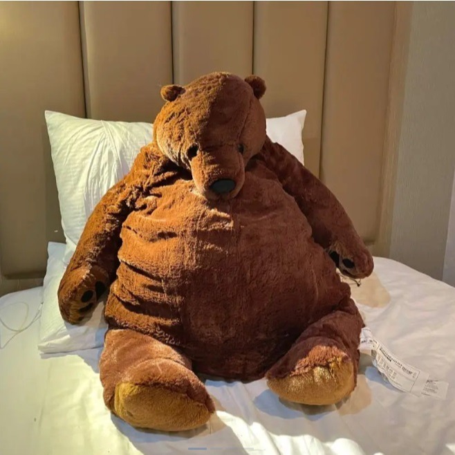 【竹代購】 IKEA宜家家居 DJUNGELSKOG 棕熊 填充玩具 填充娃娃 兒童玩具 絨毛娃娃 熊 明星商品 大熊-細節圖3