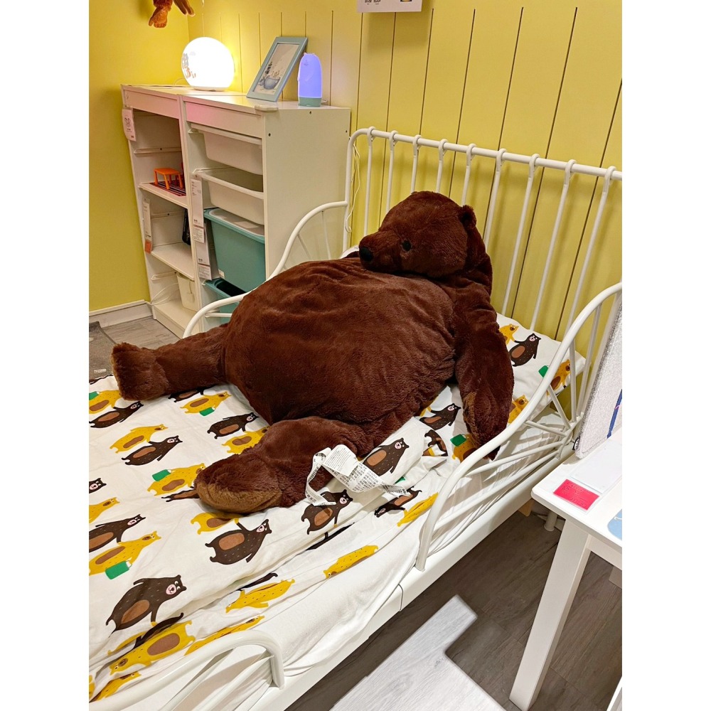 【竹代購】 IKEA宜家家居 DJUNGELSKOG 棕熊 填充玩具 填充娃娃 兒童玩具 絨毛娃娃 熊 明星商品 大熊-細節圖10