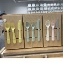 IKEA 代購 KALAS 兒童餐具 環保餐具 學習餐具 水杯 杯子 盤 碗 刀叉 湯匙 馬卡龍色  寶寶餐具 餐具-規格圖11
