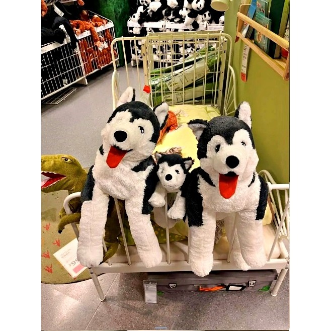 IKEA 代購 玩偶 黃金獵犬 哈士奇 絨毛娃娃 娃娃 吉祥物 狗 娃娃 玩偶 狗狗娃娃 狗娃娃 小狗娃娃 填充玩具-細節圖10