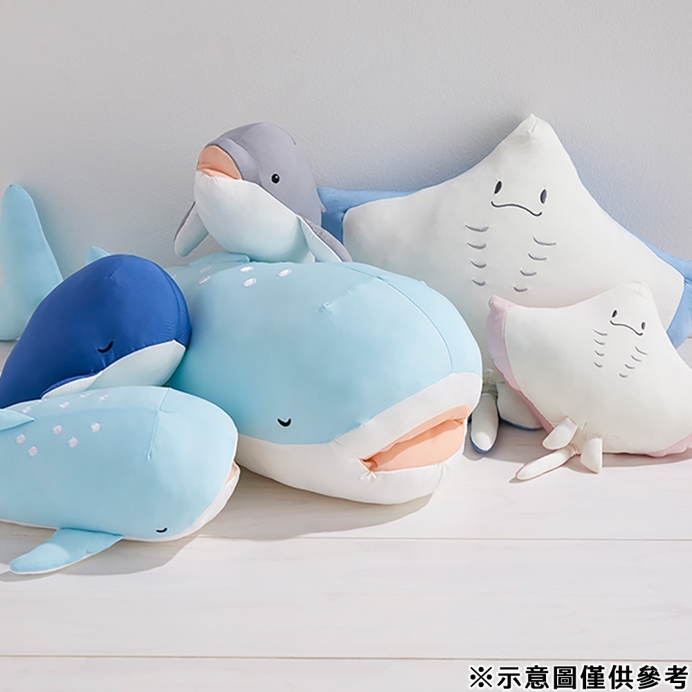 nitori 宜得利家居 代購 涼感抱枕 鯊魚 烏龜 鯨魚 獨角獸 恐龍 蛇鰻 夏天必備 玩偶 枕頭 填充玩具-細節圖11