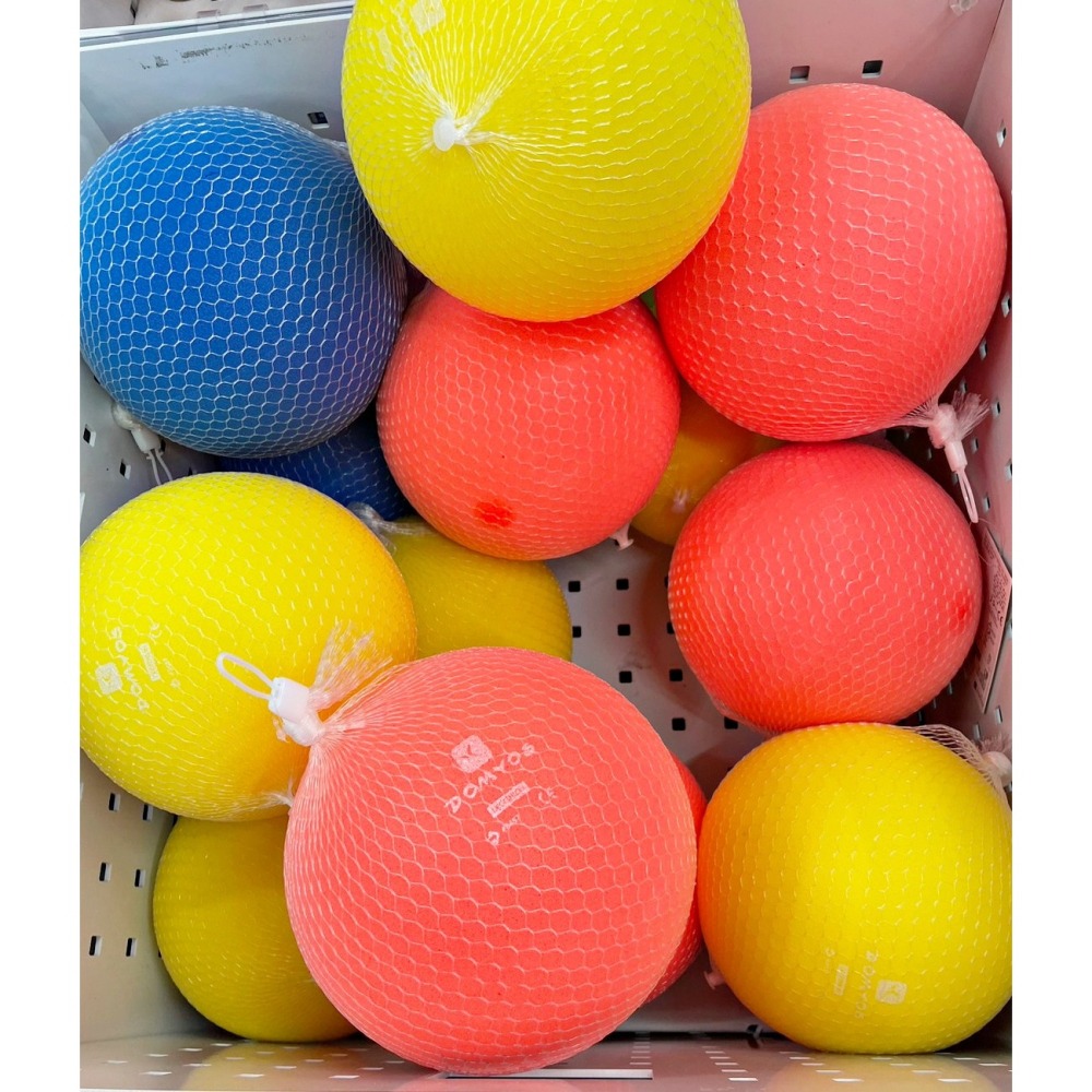 迪卡儂 代購 泡棉球 海綿球 球 寶寶玩具 靜音球 親子 幼兒 寶寶 體操 彈力球 學習球 兒童球 球 運動-細節圖2