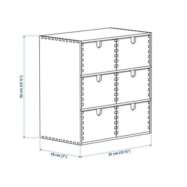 【竹代購】IKEA宜家家居 熱銷商品 CP值高 MOPPE迷你抽屜儲物盒 桌上型置物盒 木頭儲物盒 小物收納 文具收納-細節圖10