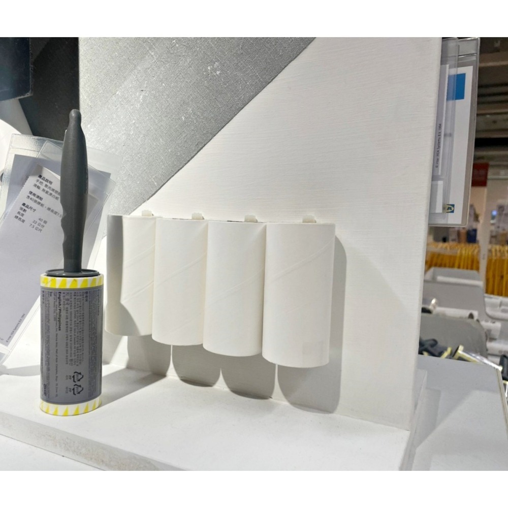 【竹代購】 IKEA宜家家居 CP值高 BÄSTIS 補充包 毛絮黏把 黏毛 毛絮滾筒 滾輪 除毛棒 除毛滾筒 黏毛棒-細節圖2