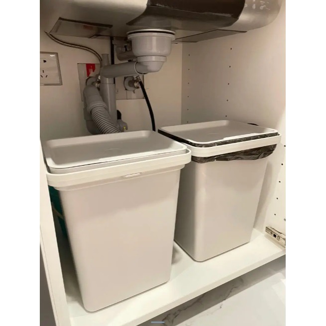 【竹代購】 IKEA宜家家居 HALLBAR 垃圾桶 3公升 10公升 22公升 回收桶 分類桶 收納桶 廢紙筒 多功能-細節圖3