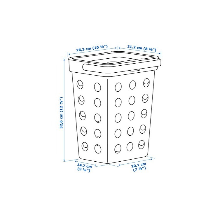 【竹代購】 IKEA宜家家居 HALLBAR 垃圾桶 3公升 10公升 22公升 回收桶 分類桶 收納桶 廢紙筒 多功能-細節圖11