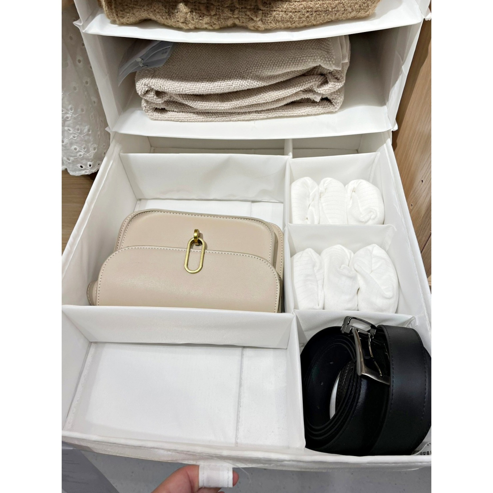 【竹代購】IKEA宜家家居 SKUBB分格收納盒 衣物分類格 衣物收納盒 內衣 內褲收納 襪子收納 收納格 衣櫃收納-細節圖5