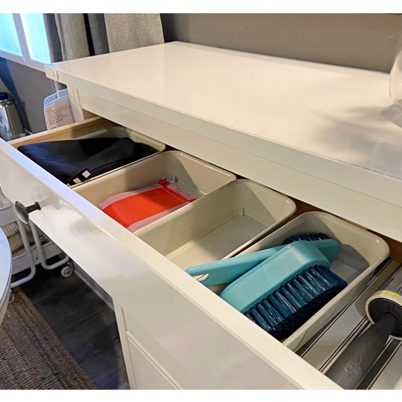 【竹代購】 IKEA宜家家居 NOJIG 收納盒 玩具收納盒 雜物收納盒 襪子 內褲 小物 文具 抽屜收納 推車分類格-細節圖3