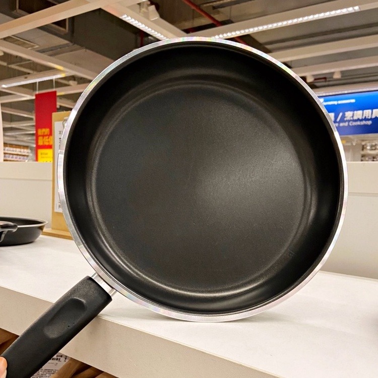 【竹代購】 IKEA宜家家居 KAVALKAD 平底煎鍋 平底鍋 不沾鍋 鍋子 單柄鍋 湯鍋 泡麵鍋 附把手-細節圖5